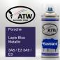 Preview: Porsche, Lapis Blue Metallic, 3A8 / E3 3A9 / E3: 400ml Sprühdose, von ATW Autoteile West.